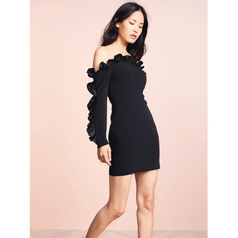 NWT Cinq a Sept Mini Off the Shoulder Dress Size 6